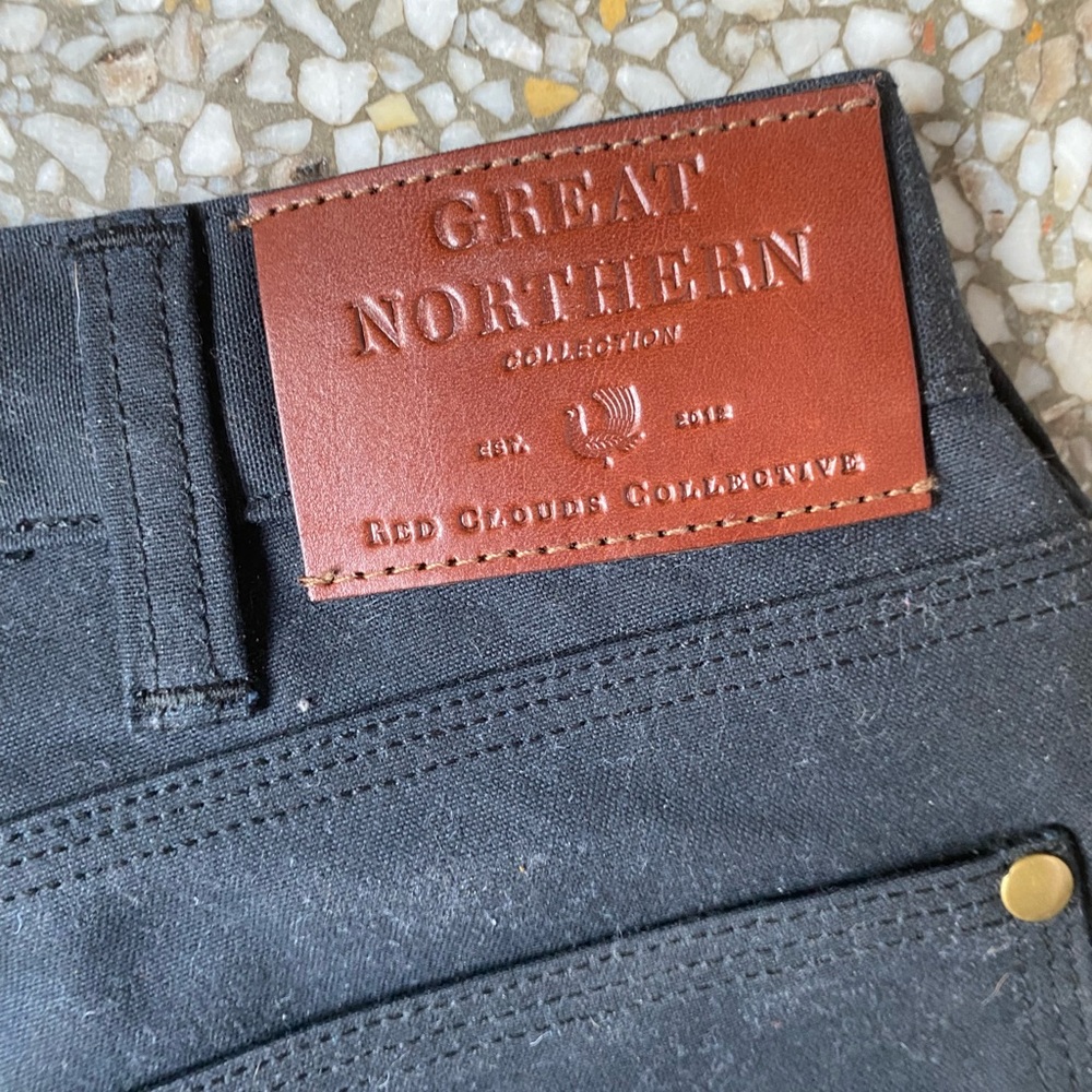 Red Clouds Collective Waxed Canvas Work Pants
